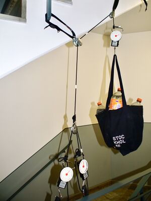 IO4 38 2 Single block with pulling rope attached to wall to gain power.jpg